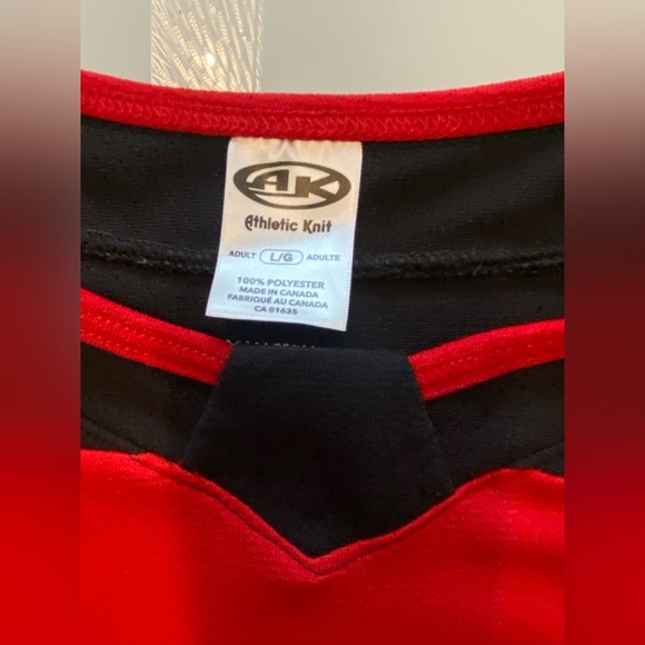 Custom “Weenuk #42” Devil Mascot Hockey Jersey – Adult Size L - Picture 5 of 9